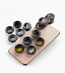 APEXEL 11'i 1 Arada Cep Telefonu İphone & Android İçin Akıllı Telefon Lens Kiti