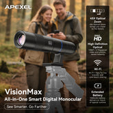Apexel VisionMax Hepsi Bir Arada Taşınabilir Akıllı Dijital Telefoto Lens