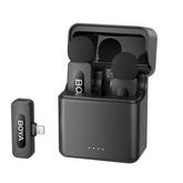 Boya BY-V3 İki Kişilik Iphone 11/12/13/14 Lightning Uyumlu Kablosuz Yaka Mikrofonu