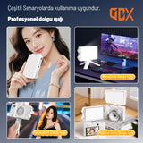 GDX CF-40 Bicolor Cep Telefonu Fotoğrafçılığı 40W Mini Taşınabilir SLR Dış Mekan Canlı Yayın Çekim Stüdyo Video Dolgu Işığı