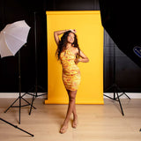 GDX Kağıt Sonsuz Stüdyo Fon Perde (Deep Yellow) 2.70x11 Metre