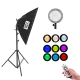 Gdx Pro TLB-500 RGB İkili Set - Fotoğraf & Video Çekim Işığı (Dimmerli)