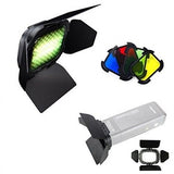 Godox BD-07 AD200 Işık Kontrol Kapağı Petek 4 Renkli Filtre (Sarı, Yeşil, Kırmızı ve Mavi)