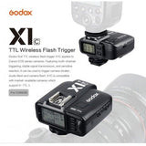 Godox X1CANON TTL Wireless Flash Trigger 1/8000s Radyo Kanallı Tetikleyici Seti