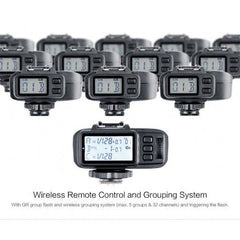 Godox X1NIKON TTL Wireless Flash Trigger 1/8000s Radyo Kanallı Tetikleyici Set