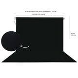 HS STÜDYO TEKNİK 160X270CM SİYAH FON PERDESİ SETİ