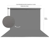 HS STÜDYO TEKNİK 270X580CM GRİ FON PERDE SETİ