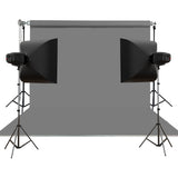 HS STÜDYO TEKNİK 270X580CM GRİ TAŞINABİLİR KUMAŞ FON PERDESİ