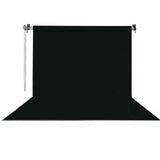 HS STÜDYO TEKNİK 270X580CM SİYAH FON PERDE SETİ VE ASKISI