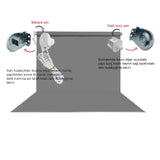 HS STÜDYO TEKNİK 90X120CM GRİ FON PERDESİ SETİ