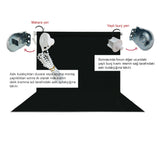 HS STÜDYO TEKNİK 90X120CM SİYAH FON PERDESİ SETİ