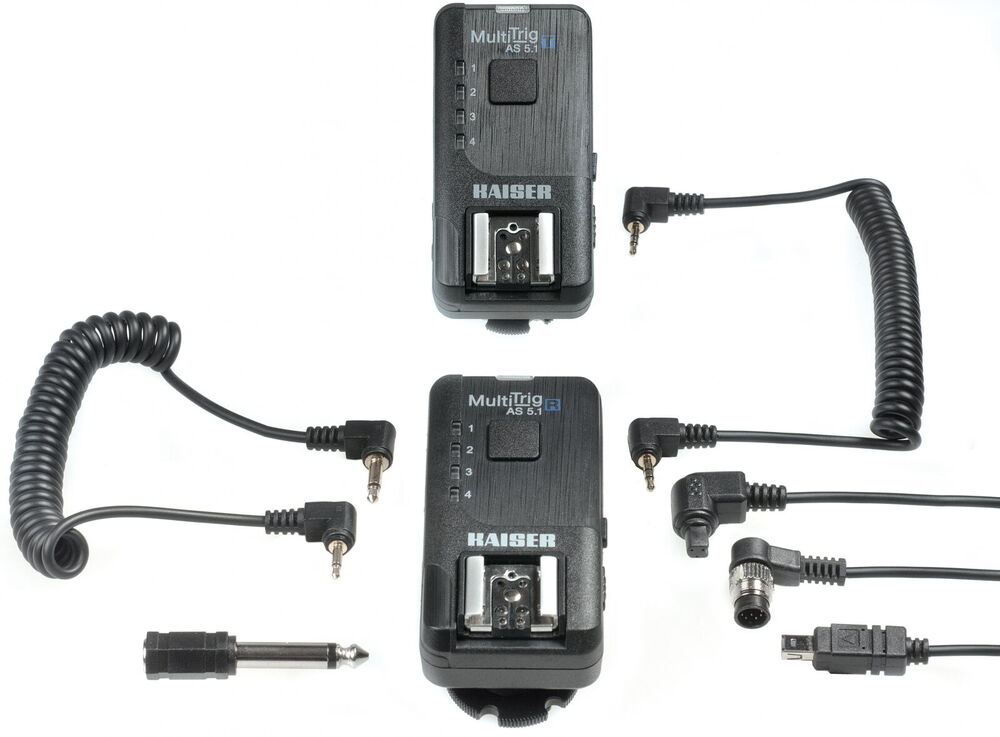 Kaiser MultiTrig AS 5.1 Radio Trigger Set Xtra for Camera or Flash (7001)
