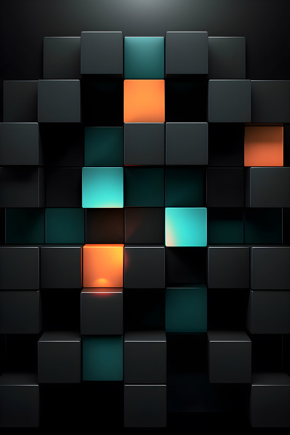Abstract Baskılı Fon