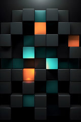 Abstract Baskılı Fon