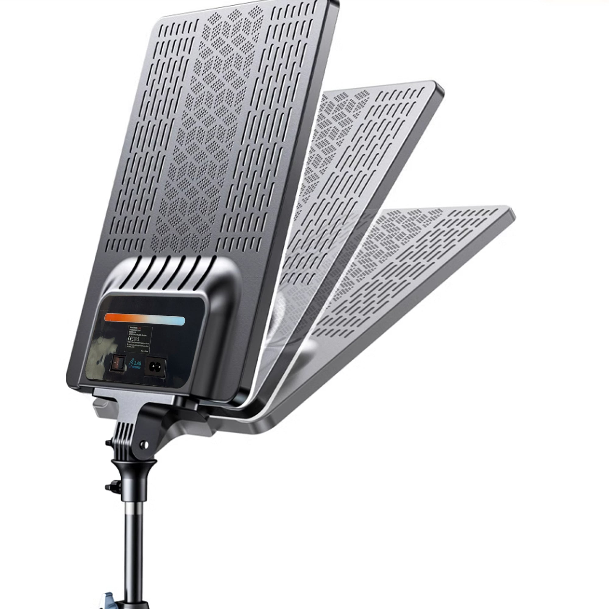 Gdx P300T BiColor Profesyonel İkili Youtube Yemek Videosu Makyaj Kuaför Işığı 80 Watt LED Video Panel Sürekli Işık