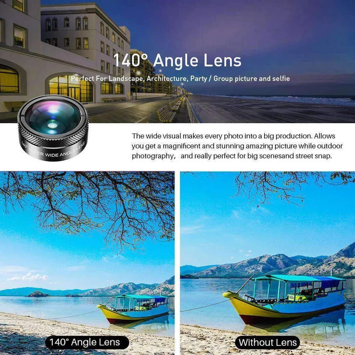 APEXEL 11'i 1 Arada Cep Telefonu  İphone & Android İçin Akıllı Telefon Lens Kiti