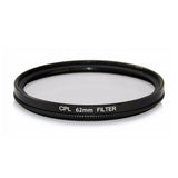 62mm CPL Polarize Filtre