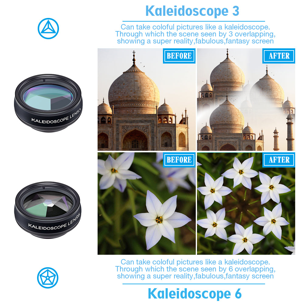Apexel 10'u 1 Arada Telefon Lens Kiti
