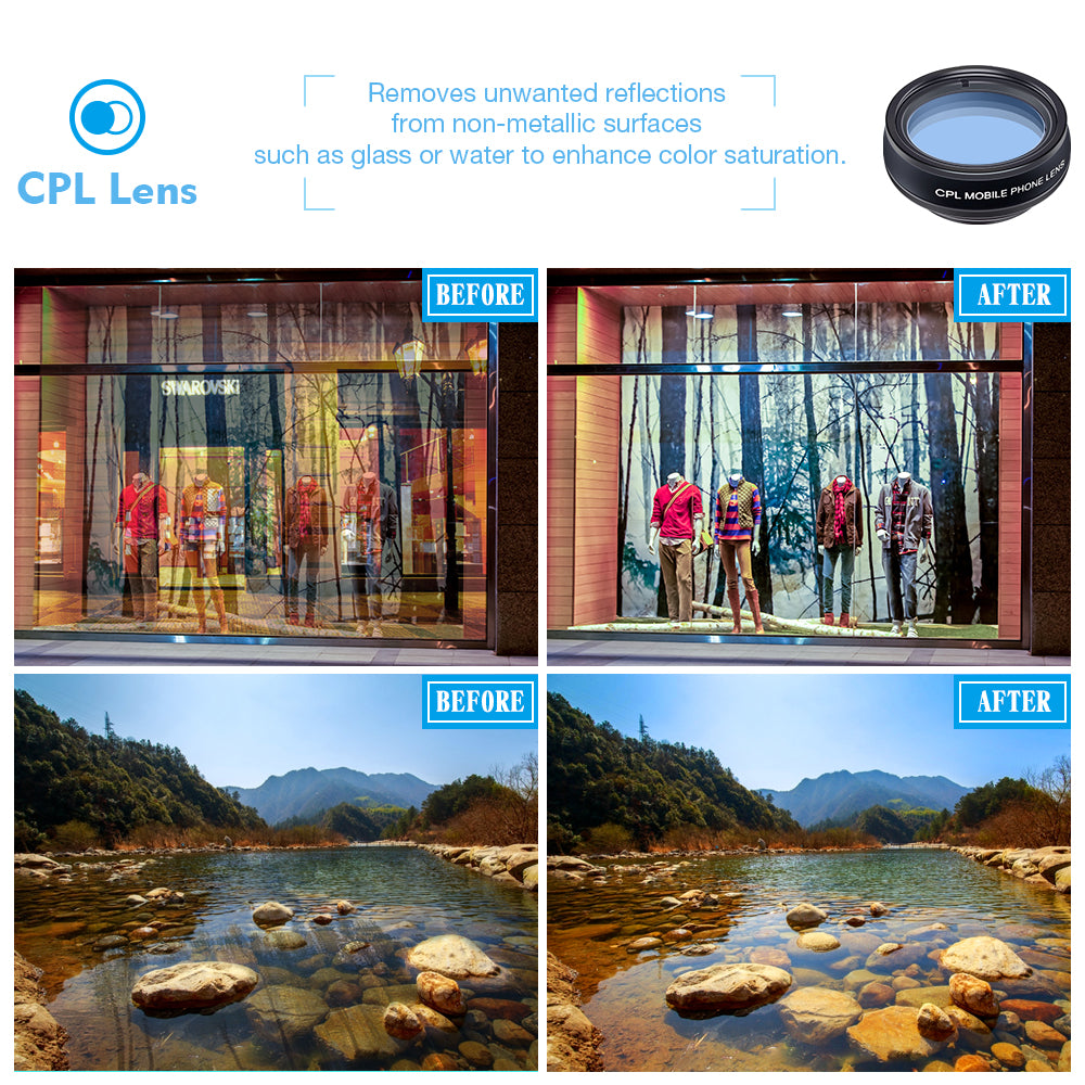 Apexel 10'u 1 Arada Telefon Lens Kiti