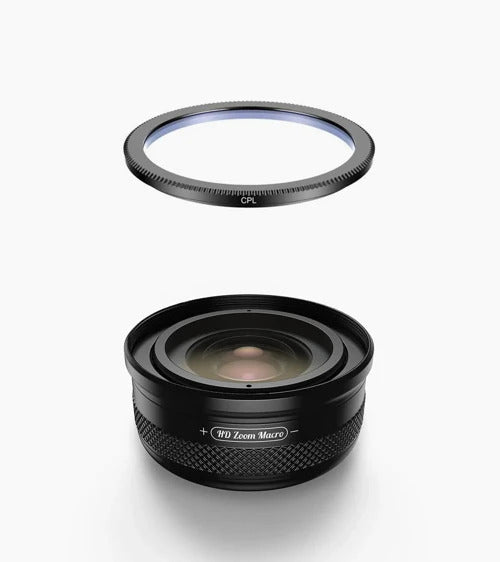 Apexel 10x-20x Ayarlanabilir Zoom Macro Lens