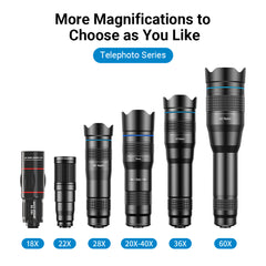 Apexel 20-40X  Telefoto Zoom Lens