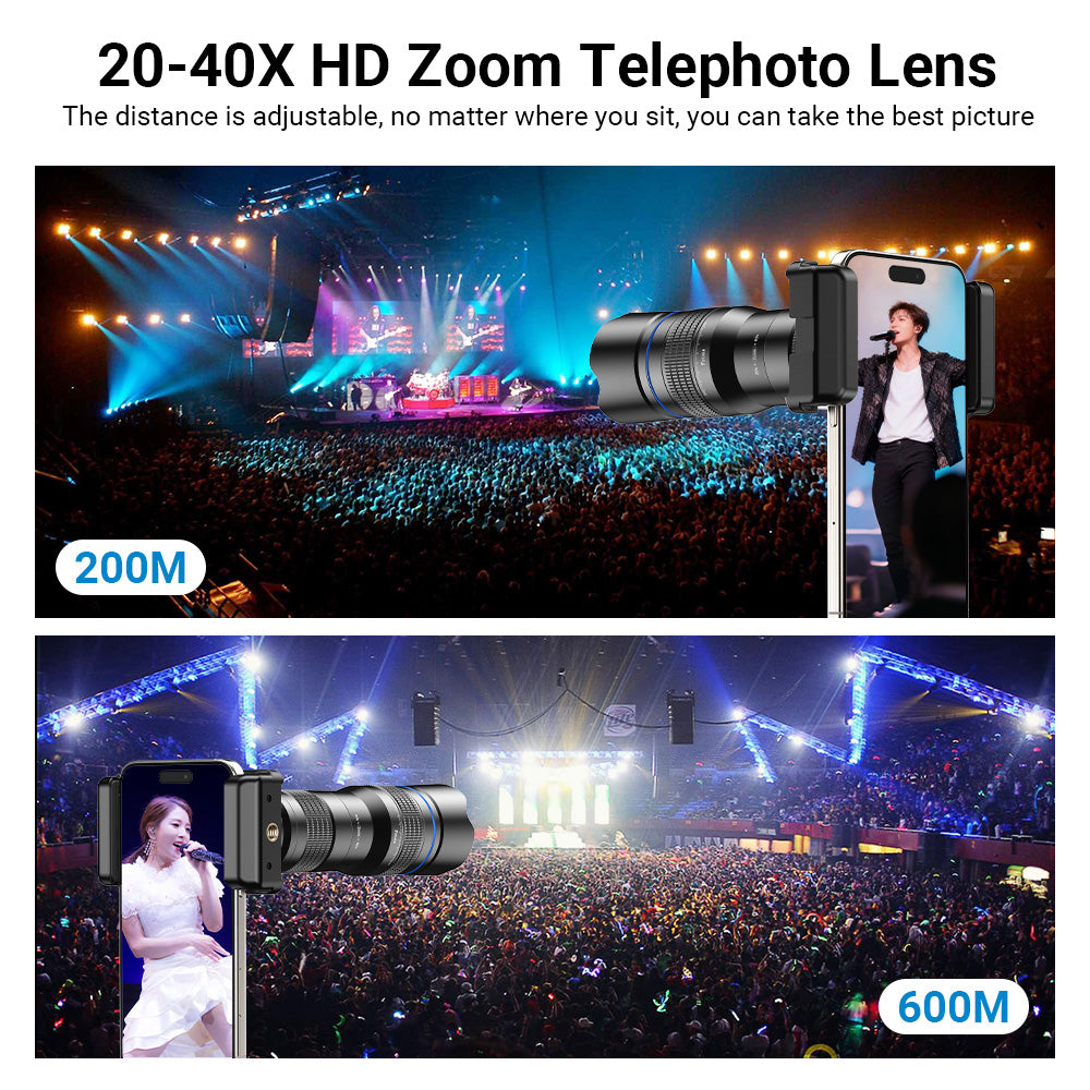 Apexel 20-40X  Telefoto Zoom Lens