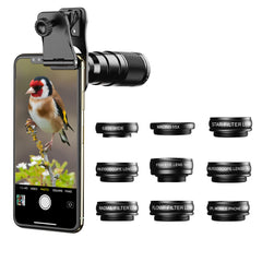 Apexel 22X10'u Bir Arada Telefon Lens Kiti