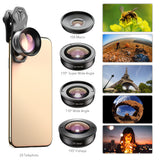 APEXEL 4K PROFESYONEL 5'İ 1 ARADA LENS KİTİ