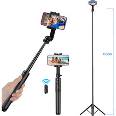 Apexel Çok Fonksiyon Selfi Çubuğu 1,5 Mt