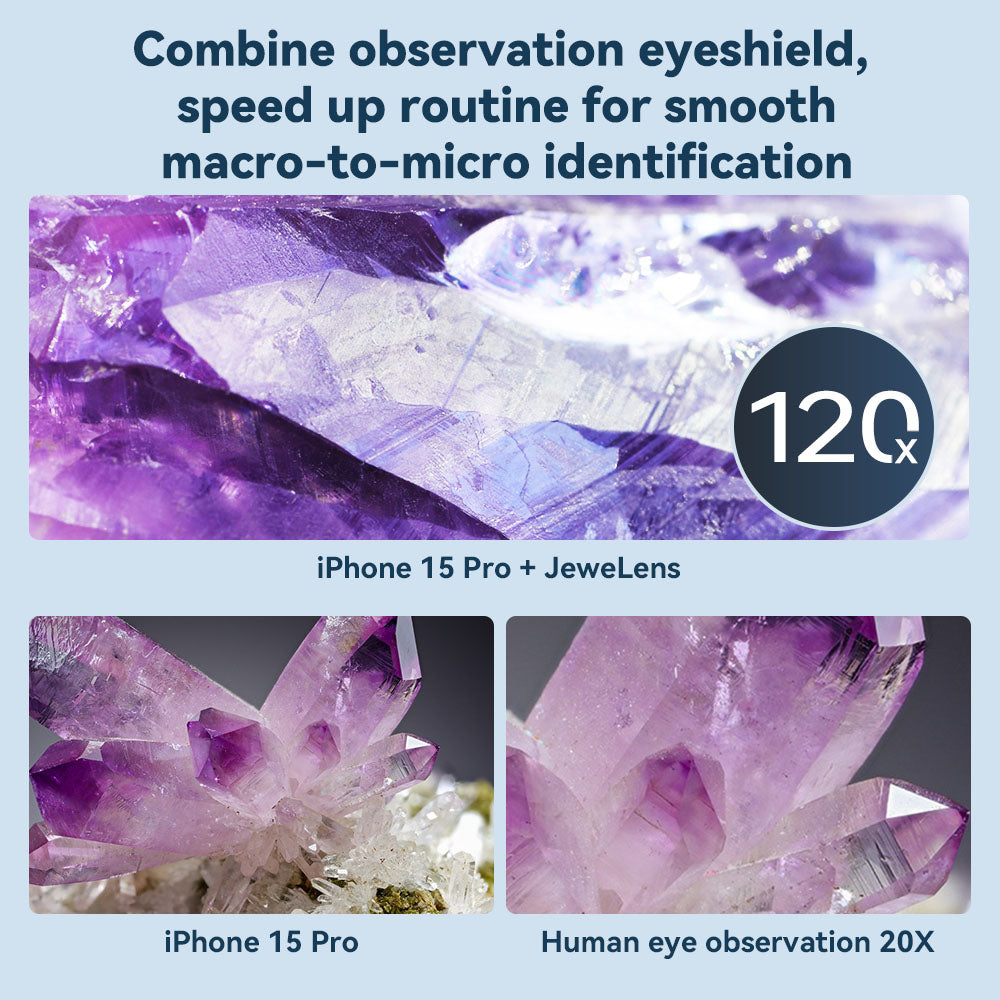 Apexel 120X Işıklı Makro Lens