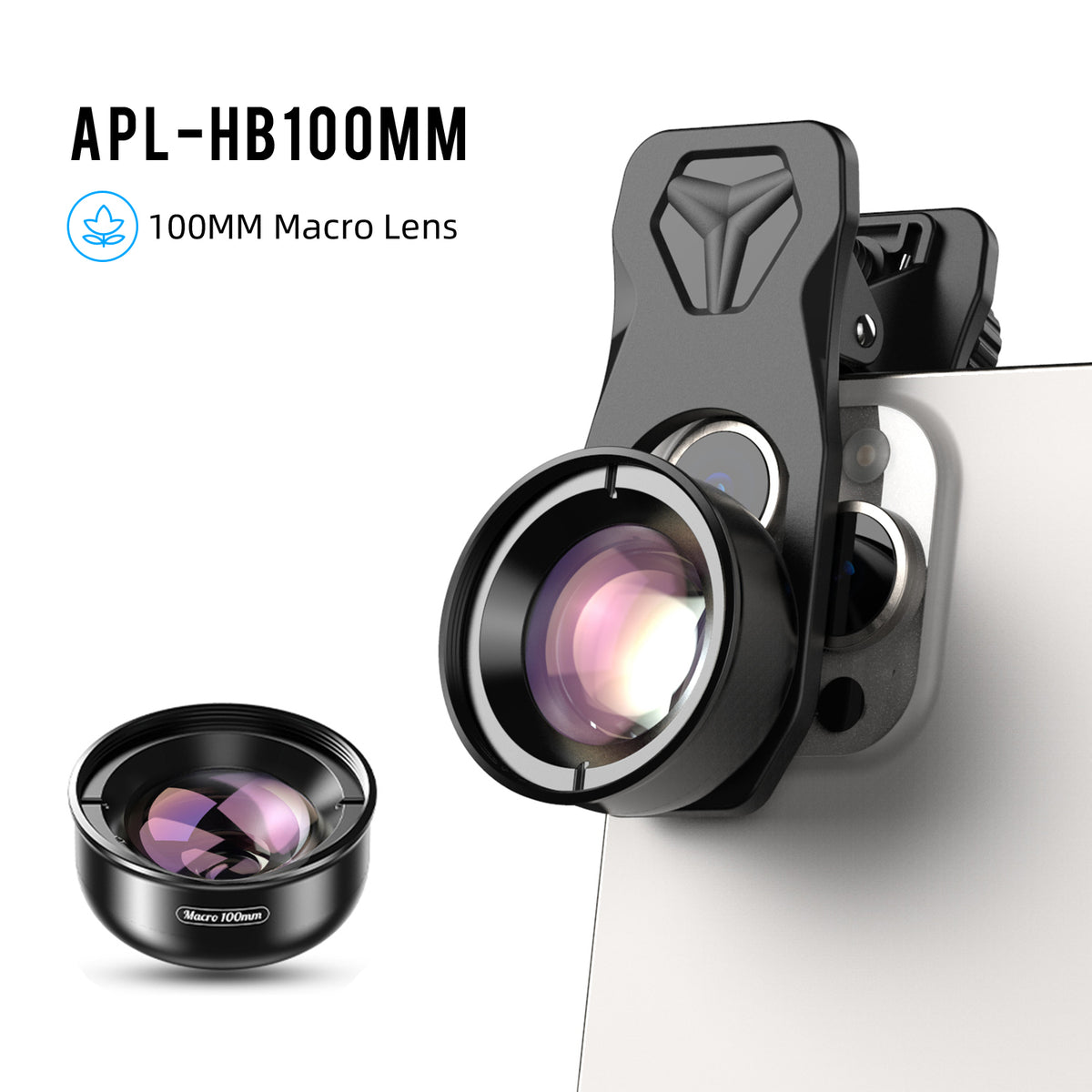 Apexel Klasik Cep Telefonu HD 100mm Makro Lens