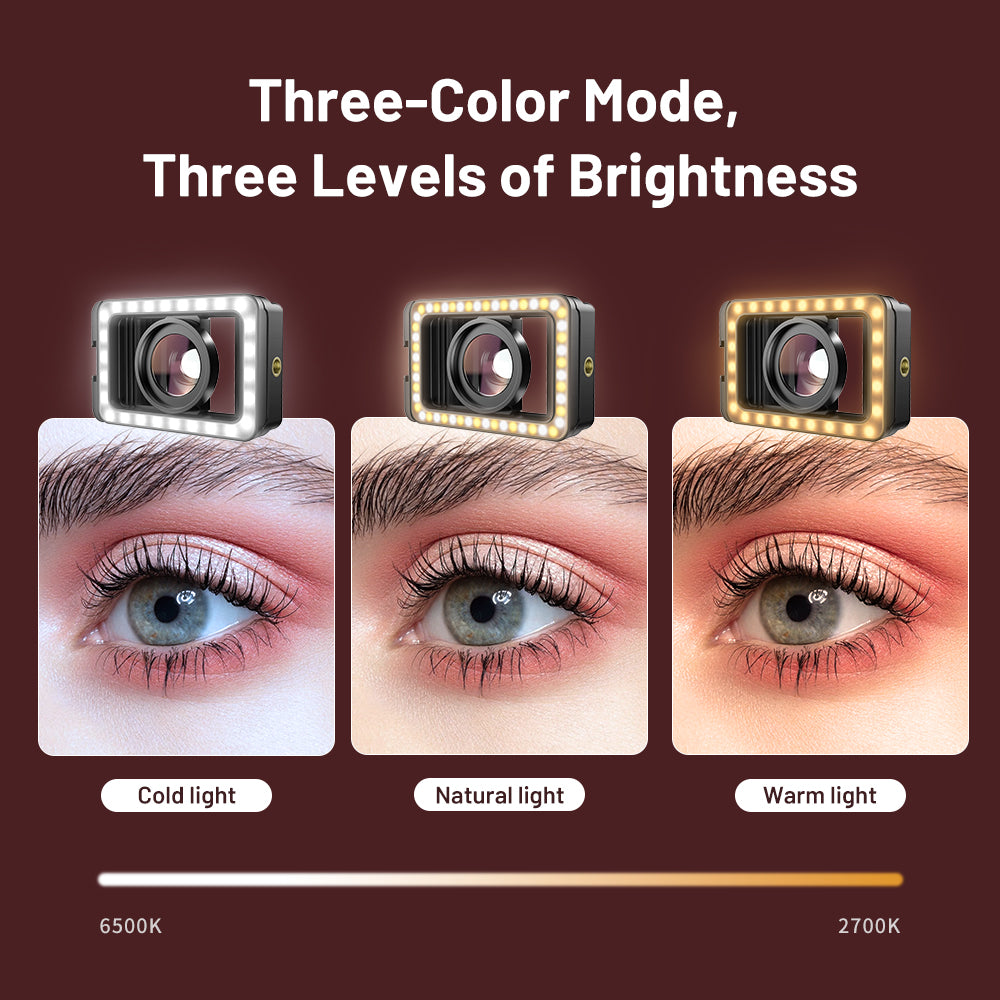 Apexel M15 Dolgu Işıklı Makro Lens