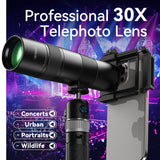 APEXEL TeleCular 30X Telefoto Lens