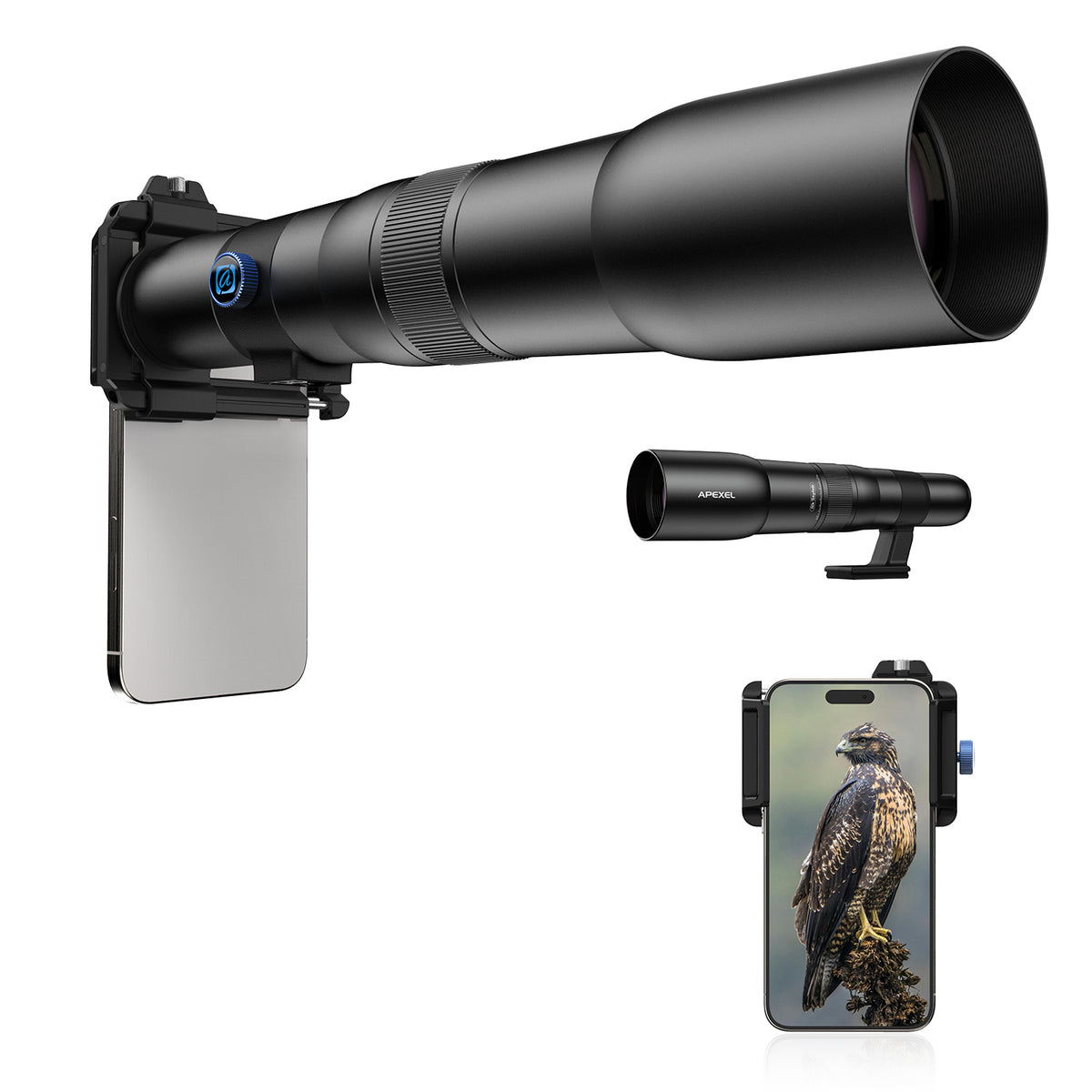 Apexel TeleCular 50X Telefoto Lens
