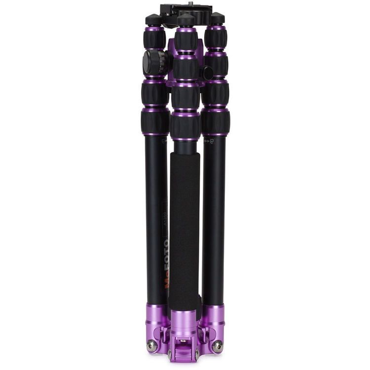 Benro MeFOTO A-1350Q1P RoadTrip Aluminum Travel Tripod Kit (Purple)