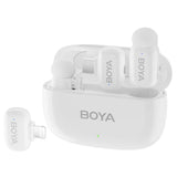 BOYA Mini Wireless Yaka Mikrofonu - Beyaz