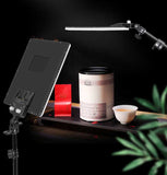 Gdx Led 528 C 3'lü Panel Set + Seyyar Beyaz Fon Perde 3x3 Metre
