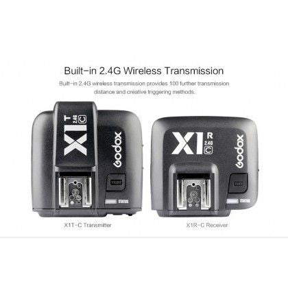 Godox X1CANON TTL Wireless Flash Trigger  1/8000s Radyo Kanallı Tetikleyici Seti
