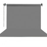 270X580CM GRİ FON PERDE SETİ VE ASKISI
