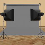 270X580CM GRİ FON PERDE SETİ VE ASKISI