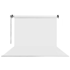 Stüdyo Teknik 270X580Cm Beyaz Fon Perde Seti ve Askısı