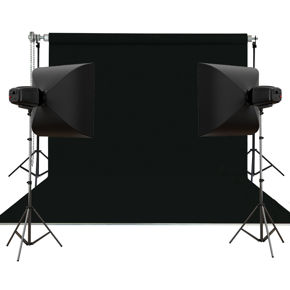 Stüdyo Teknik 270X580Cm Siyah Taşınabilir Kumaş Fon Perdesi