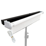 HS STÜDYO TEKNİK BEYAZ 135CM TAŞINABİLİR FON