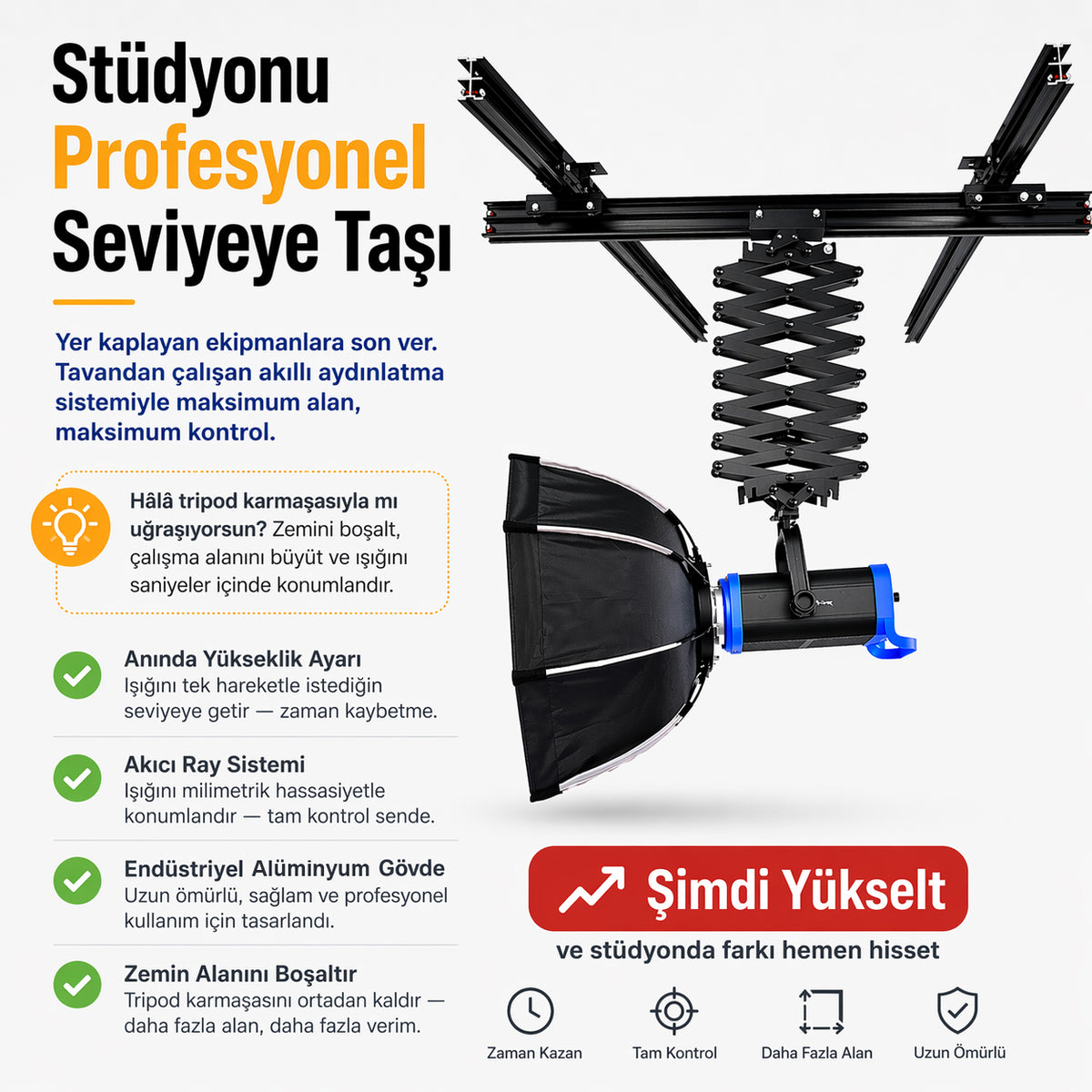 Stüdyo Teknik Tekerlekli Akordiyon