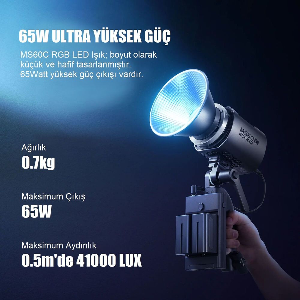 Neewer MS60C RGB LED Işık