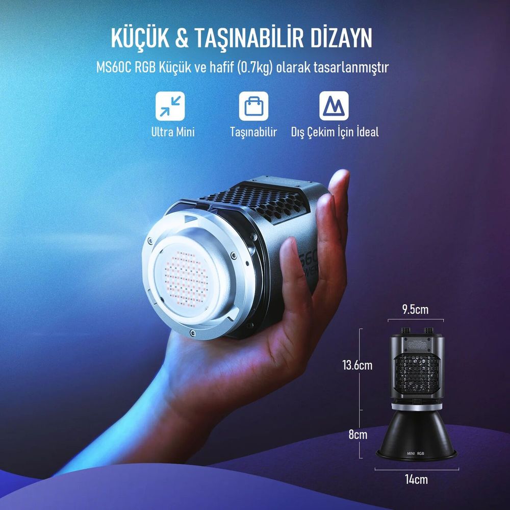 Neewer MS60C RGB LED Işık