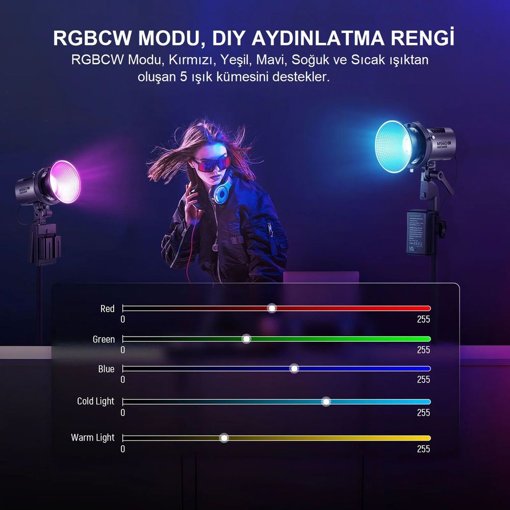Neewer MS60C RGB LED Işık