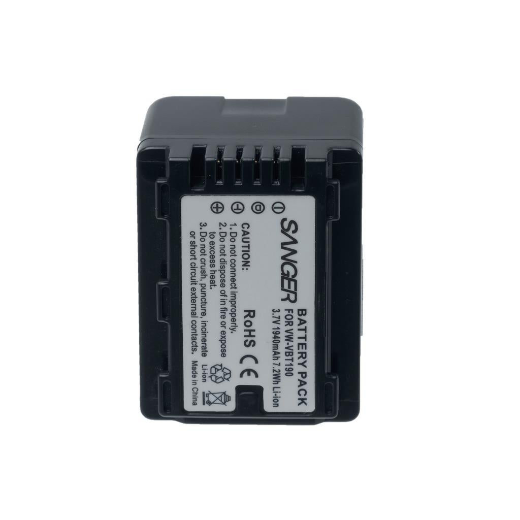 Sanger VW-VBT190 Panasonic Kamera Batarya