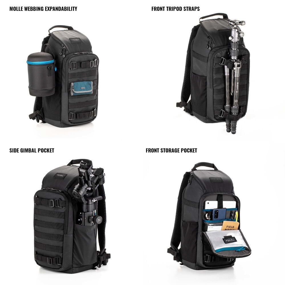 Tenba Axis V2 Multicam Siyah Sırt Çantası 16L