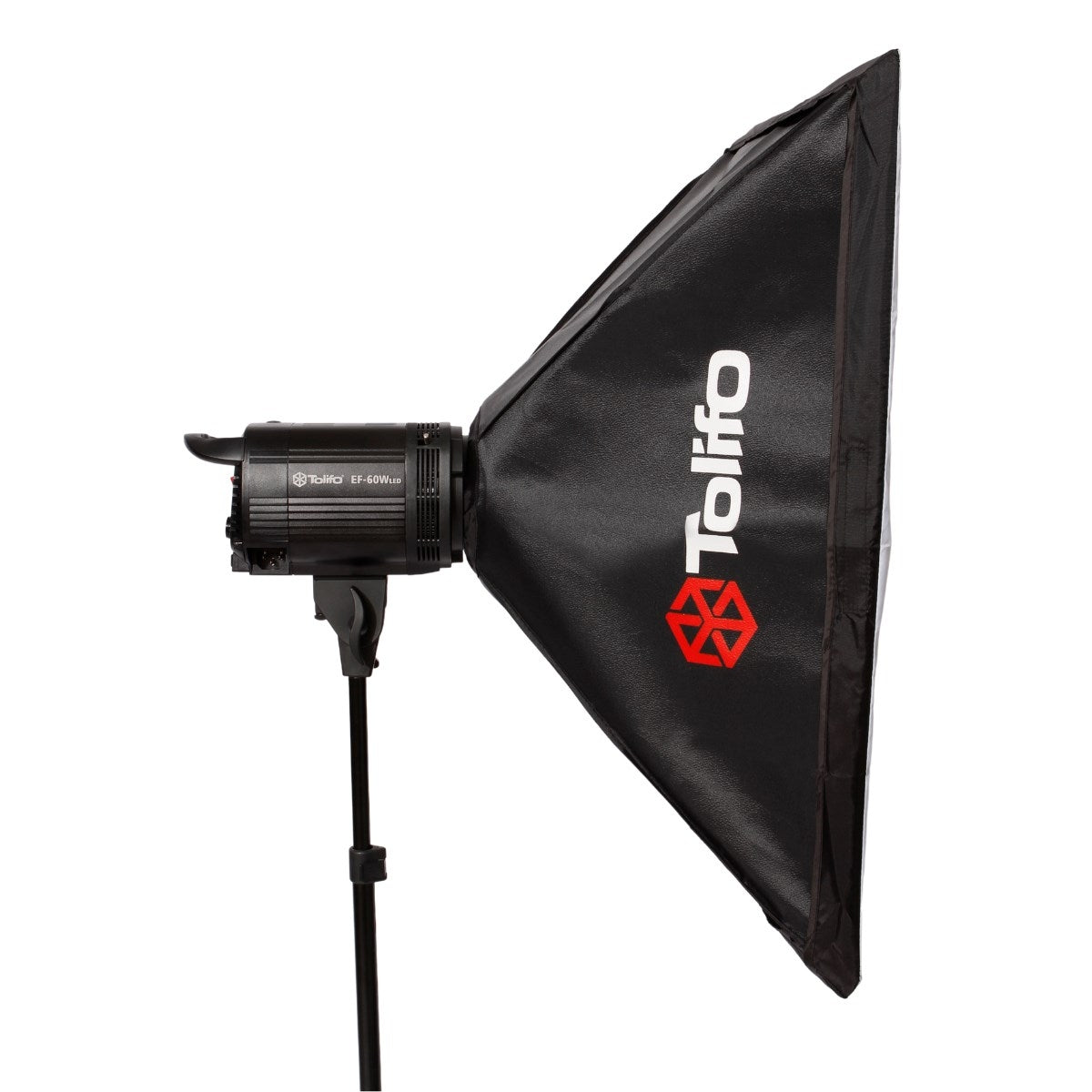 Tolifo EF 60w Led Video Işığı 2’li Soft Box’lı Çantalı set